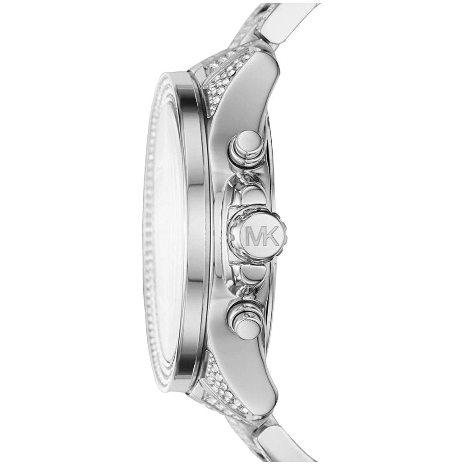 Michael Kors Mk6317 Ladies Silver Wren Chronograph Watch