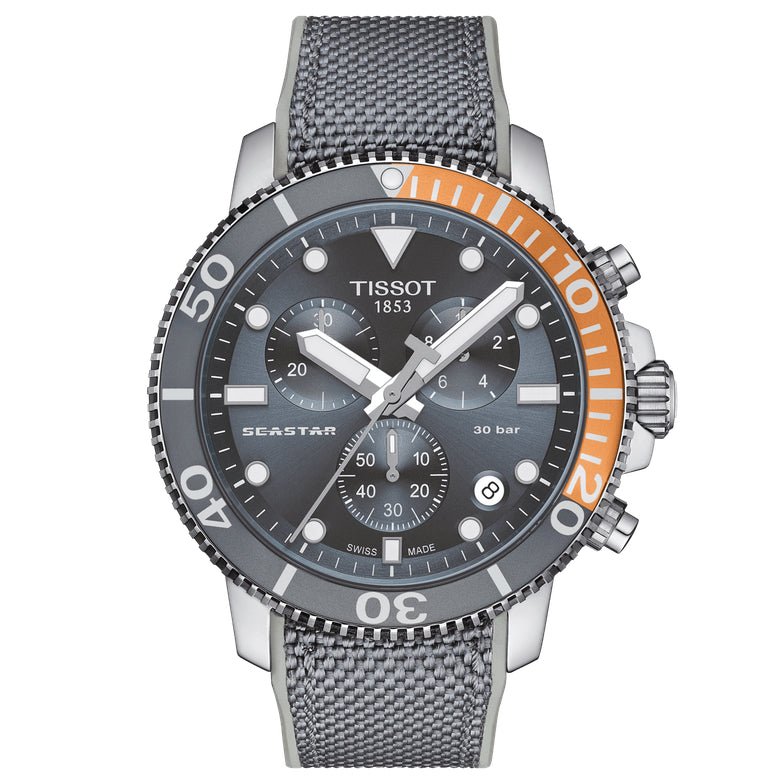 Tissot Seastar 1000 Chrono Mens Black Watch T120 417 17 081 01