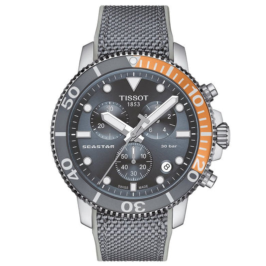 Tissot Seastar 1000 Chrono Mens Black Watch T120 417 17 081 01