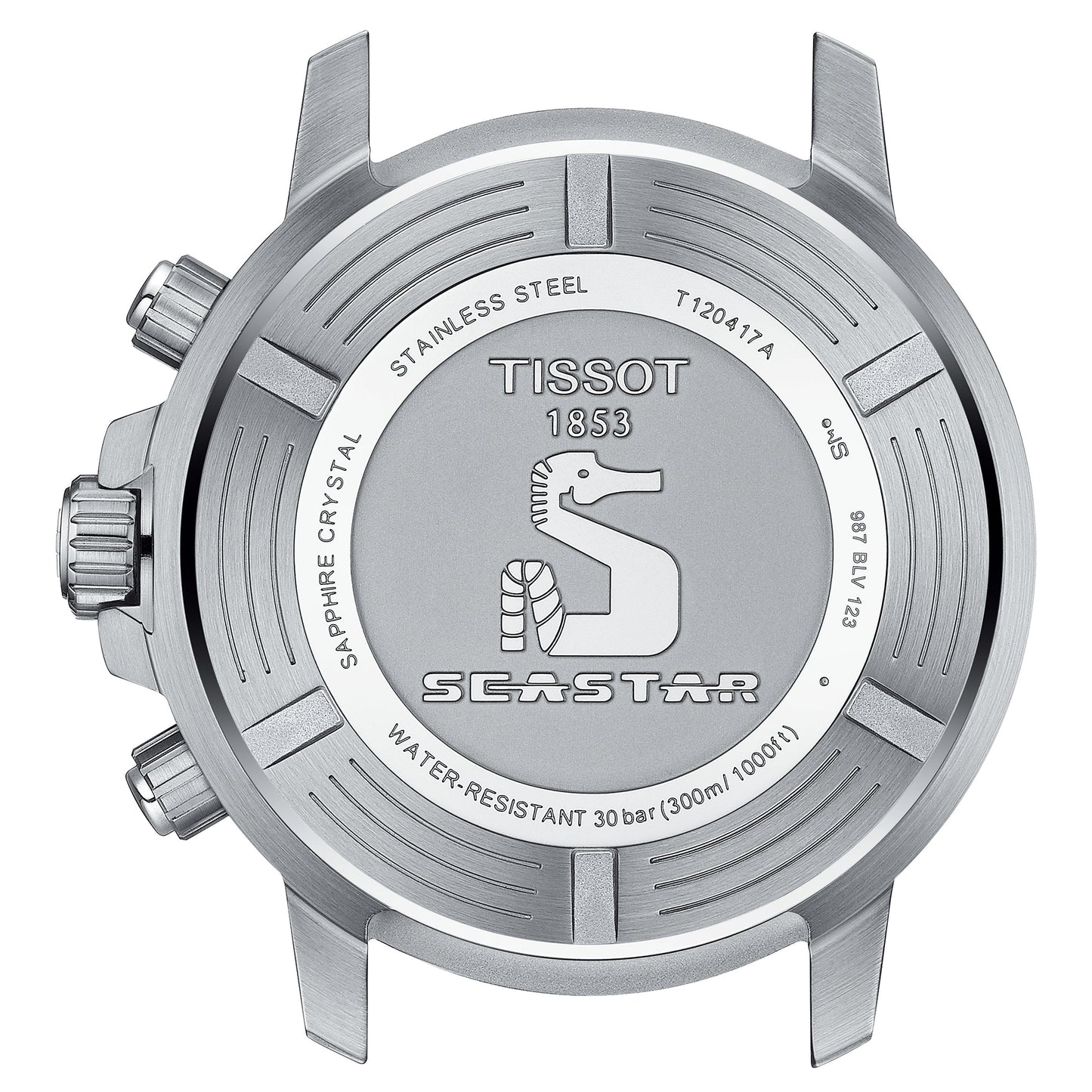 Tissot Seastar 1000 Quartz Chronograph Mens Graded Blue Watch T1204171104103