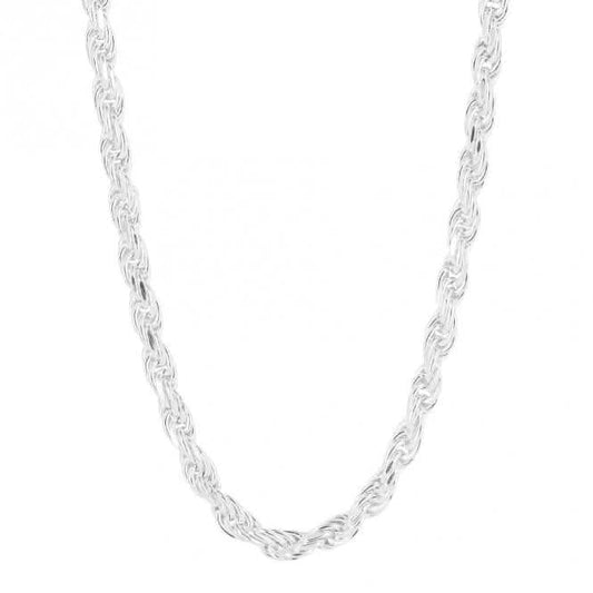Diamond Cut Rope 51cm Chain Necklace N4534