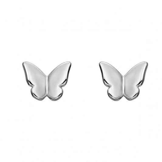 Elements Silver 3D Butterfly Earring E5732