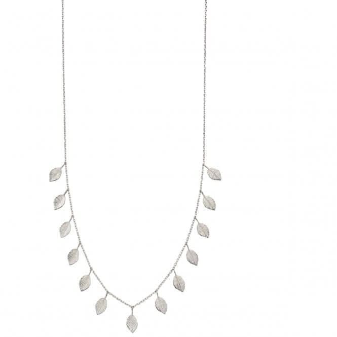 Elements Silver Leaf Necklace N4293
