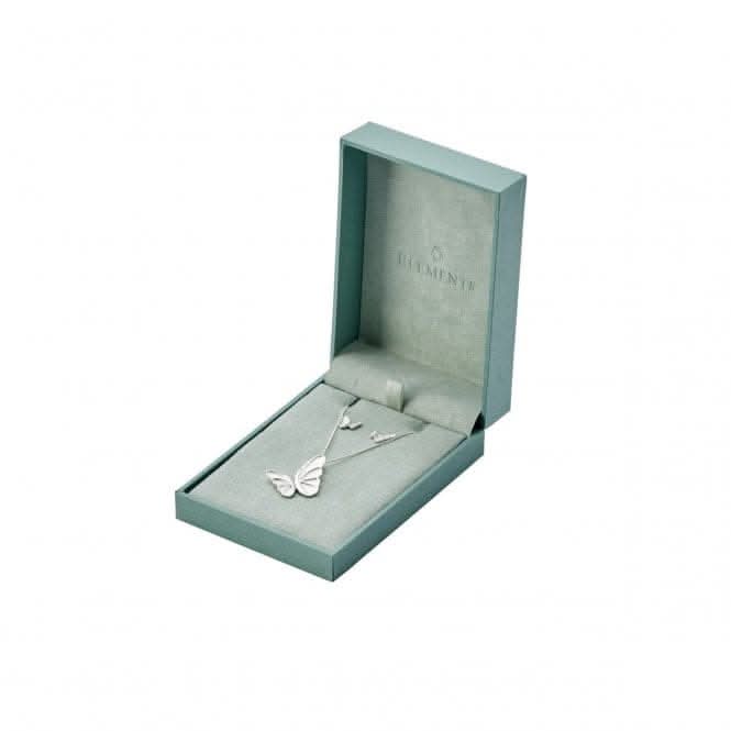 Elements Silver Pave Set Round CZ Ring R2784CZ360