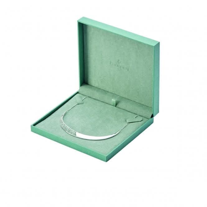 Elements Silver Pearl And Twist Necklace N4175W