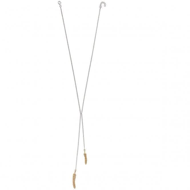 Elements Silver Wheat Necklace N4299