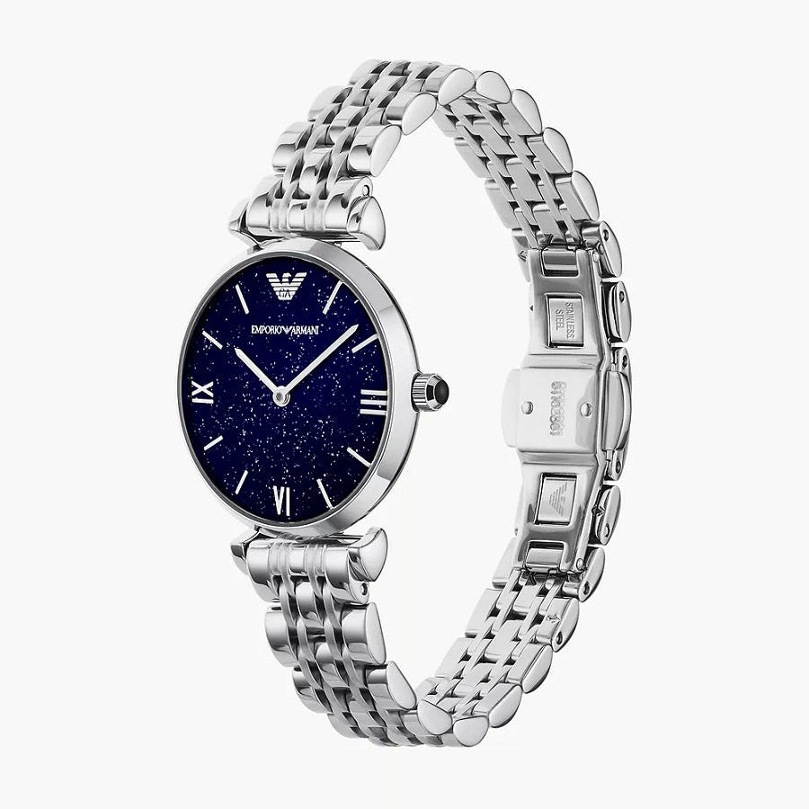 Emporio Armani AR11091 Gianni T-Bar Silver Watch