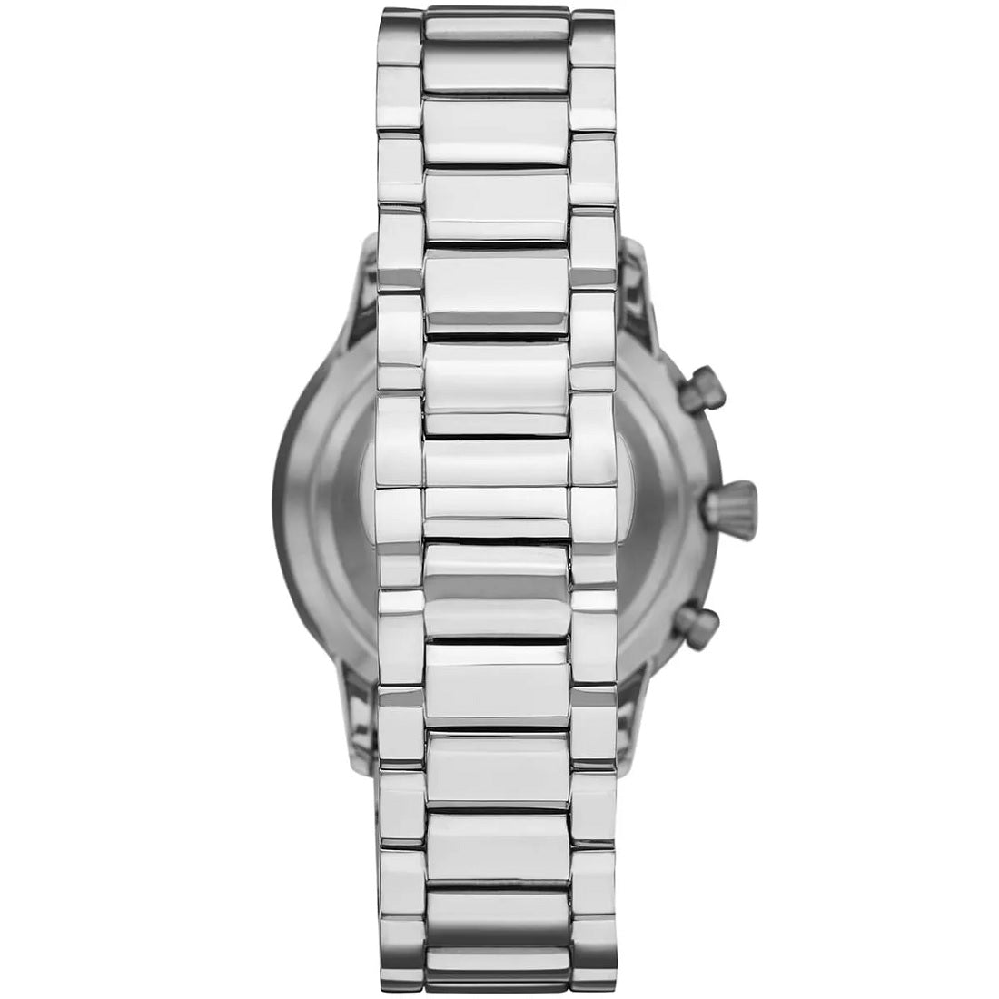 Emporio Armani Men's Watch Stainless Steel Silver Strap With Black Dial AR11208 Giovanni