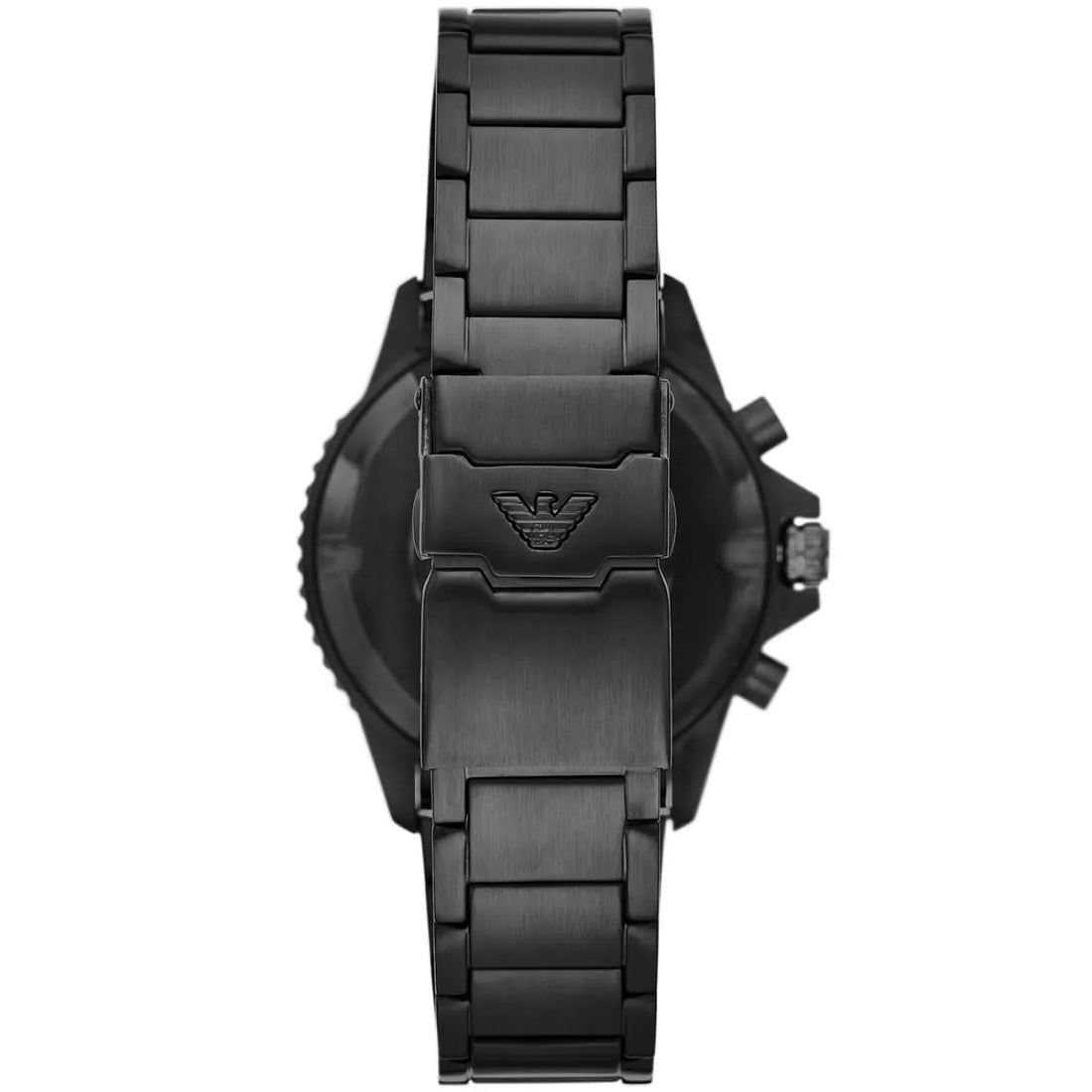 Emporio Armani Men's Watch Stainless Steel Black Strap With Black Dial AR11363 Diver