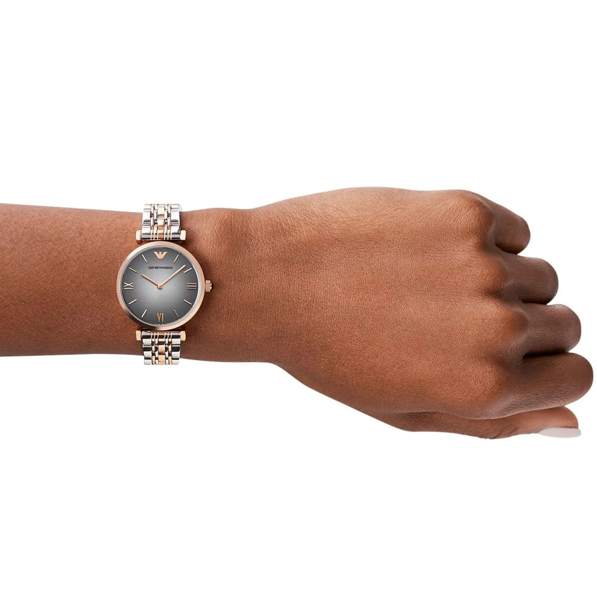 Emporio Armani AR1725 Women's Watch Two-Tone Grey Women's Watch