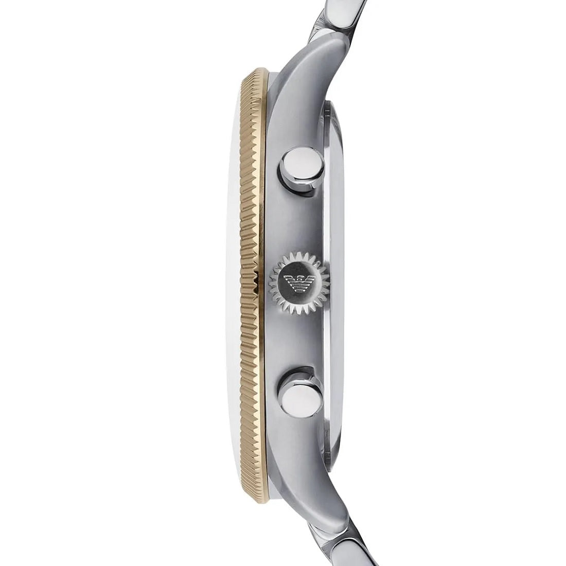 Emporio Armani Men’s Watch Stainless Steel Two-Tone Strap With Blue Dial AR1847 Alpha