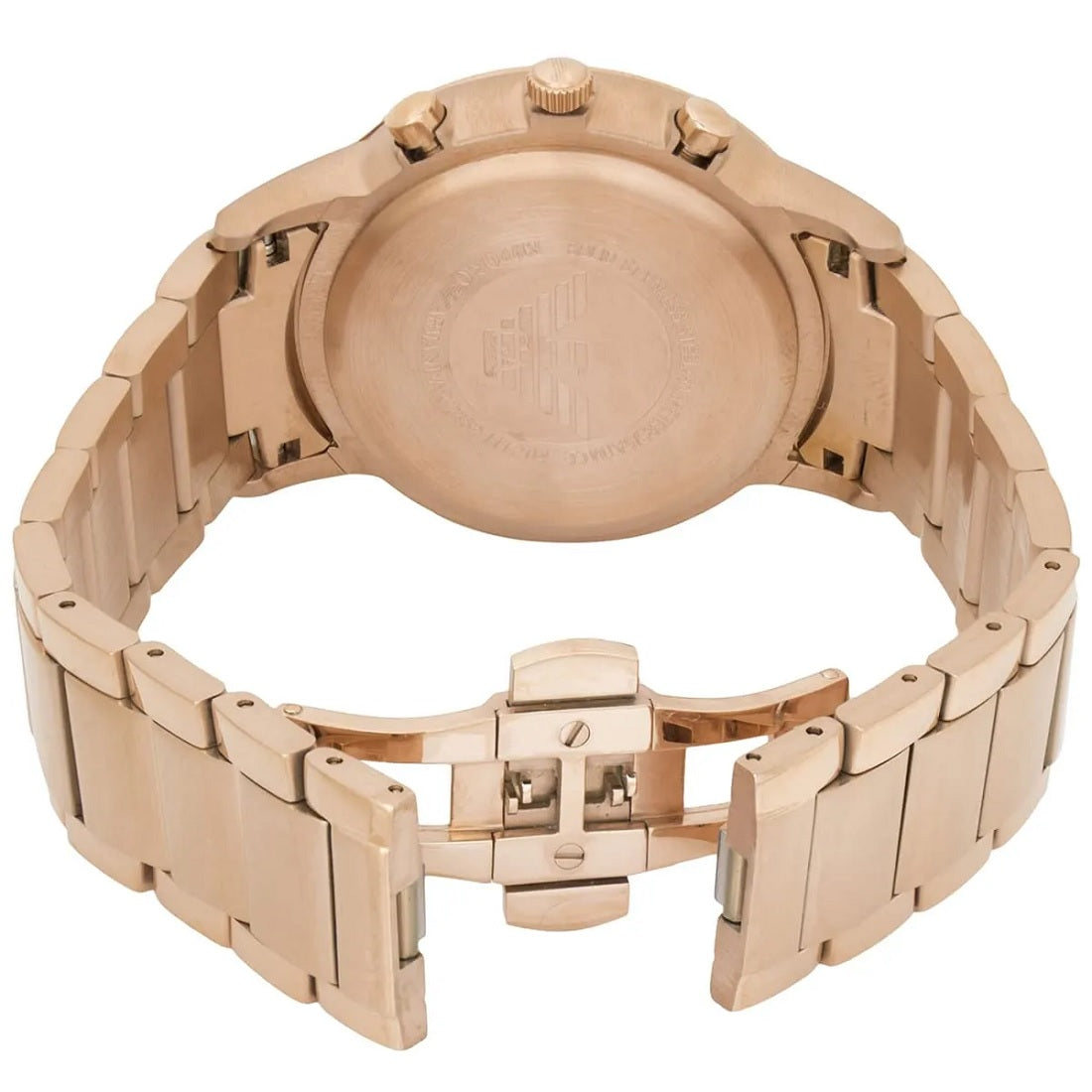 Emporio Armani Men’s Watch Stainless Steel Rose Gold Strap With Rose Gold Dial AR2452 Renato