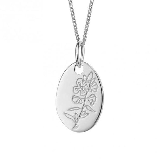 February Primrose Birth Blooms Pendant P5116