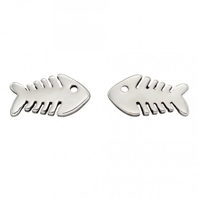 Fish Bone Stud Earrings A2073