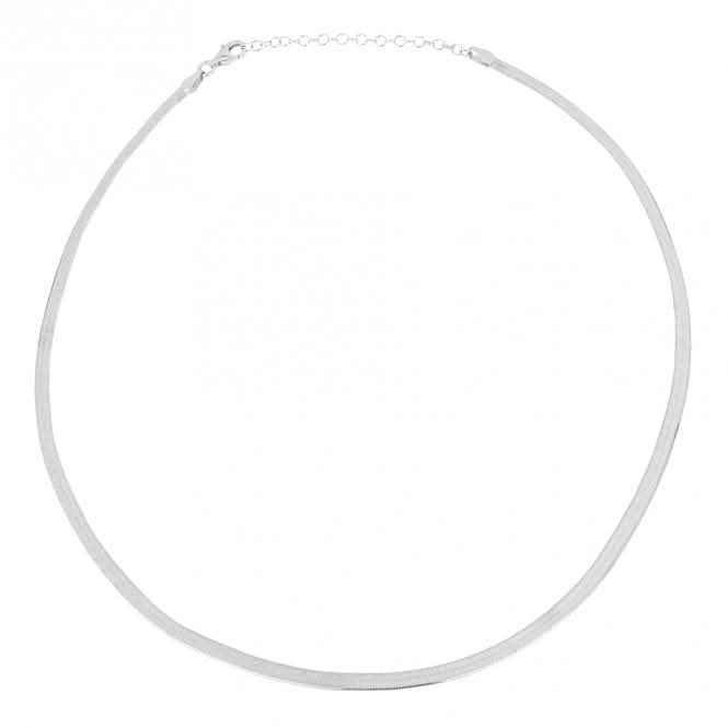 Flat Herringbone 40+6cm Necklace N4536