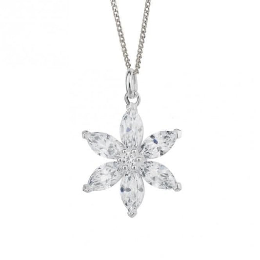Flower Zirconia Pendant P5236C