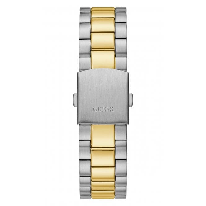 Guess Watches Gents Connoisseur Stainless Steel 2 Tone Watch Gw0265g8