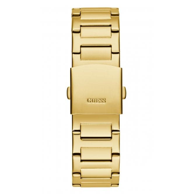 Guess Watches Gents Duke Stainless Steel Gold Watch Gw0576g2