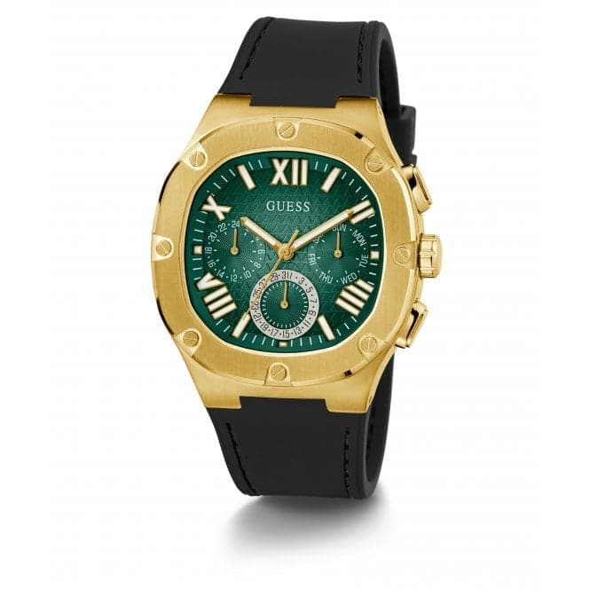 Guess Watches Gents Headline Gold Tone Watch Gw0571g3