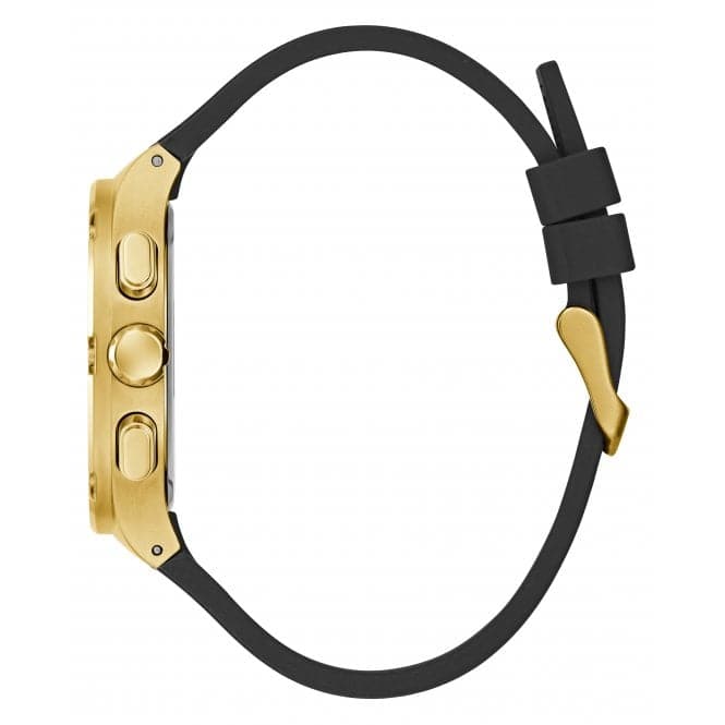 Guess Watches Gents Headline Gold Tone Watch Gw0571g3