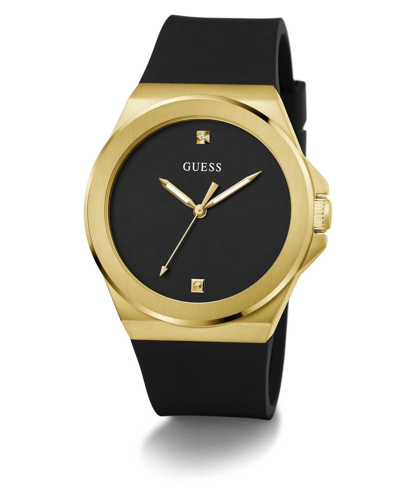 Gents Vinyl Gold Tone Silicone Watch Gw0790g1