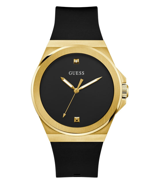 Gents Vinyl Gold Tone Silicone Watch Gw0790g1