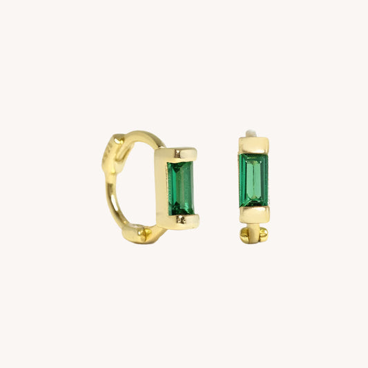 Gold Aime Hoops