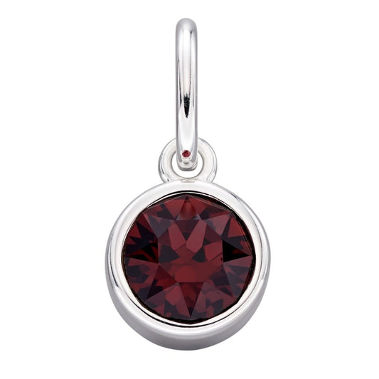 Gold Plated Burgandy Swarovski Crystal Pendant P1578