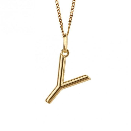 Gold Plated Initial Letter Z Pendant P5152