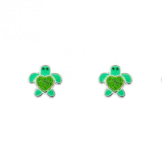 Green Turtle Studs A2084