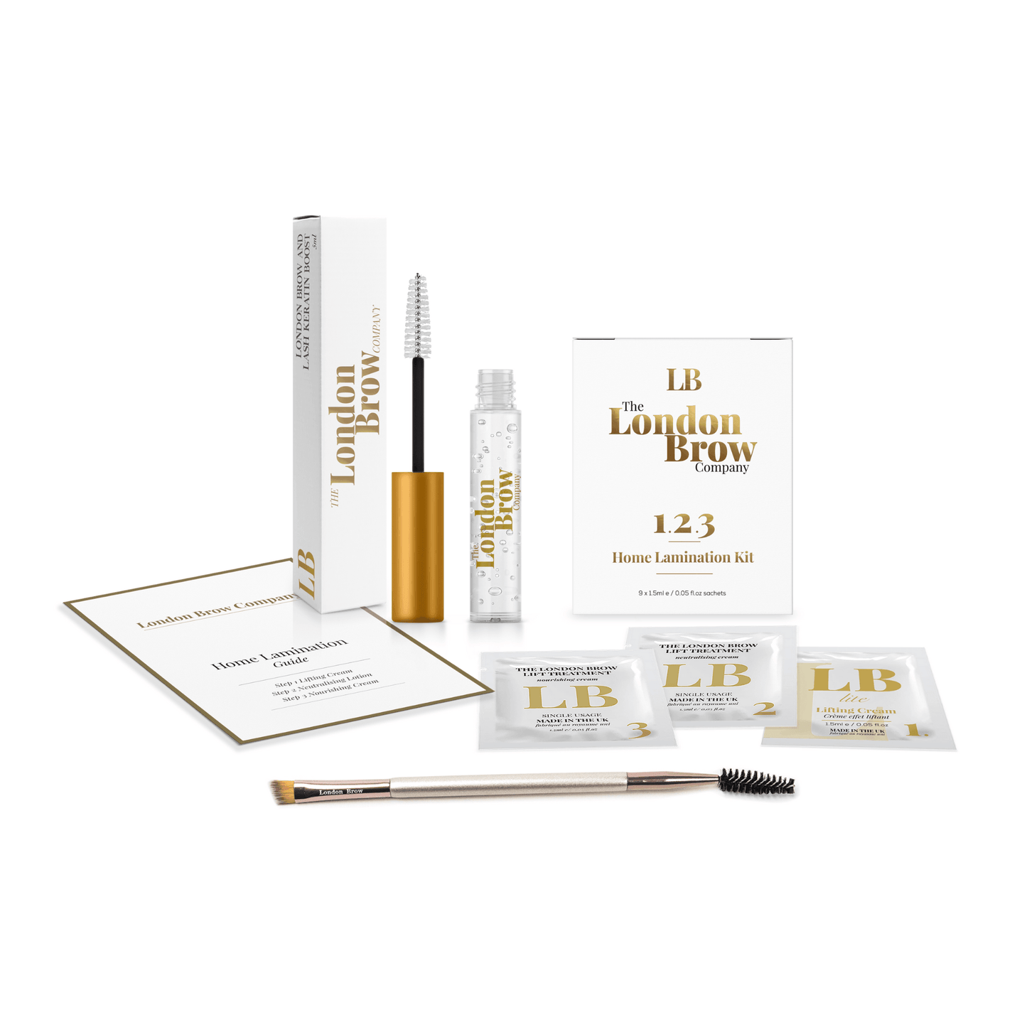London Brow Official Home Brow Lamination Kit – Salon Results, Made Simple