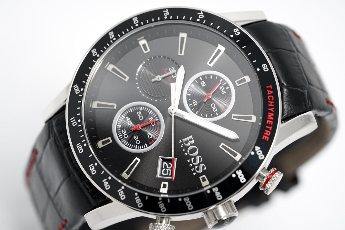 Hugo Boss Men S Watch Chronograph Rafale Black Hb1513390