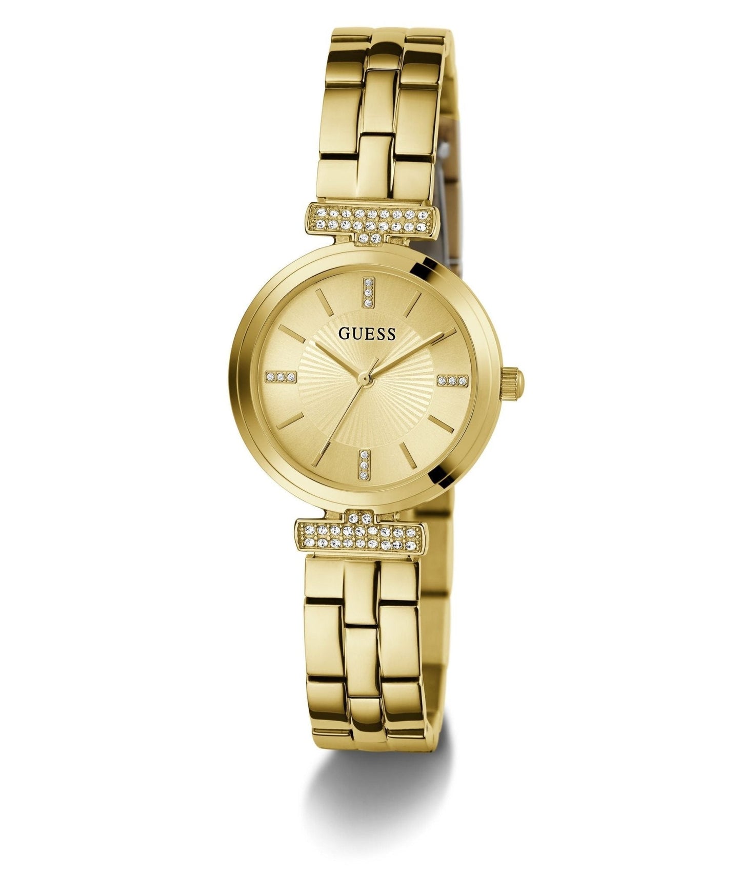 Ladies Array Gold Tone Recycled Steel Watch Gw0762l2