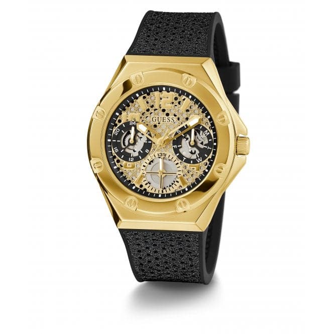 Guess Watches Ladies Asteria Gold Tone Watch Gw0620l2