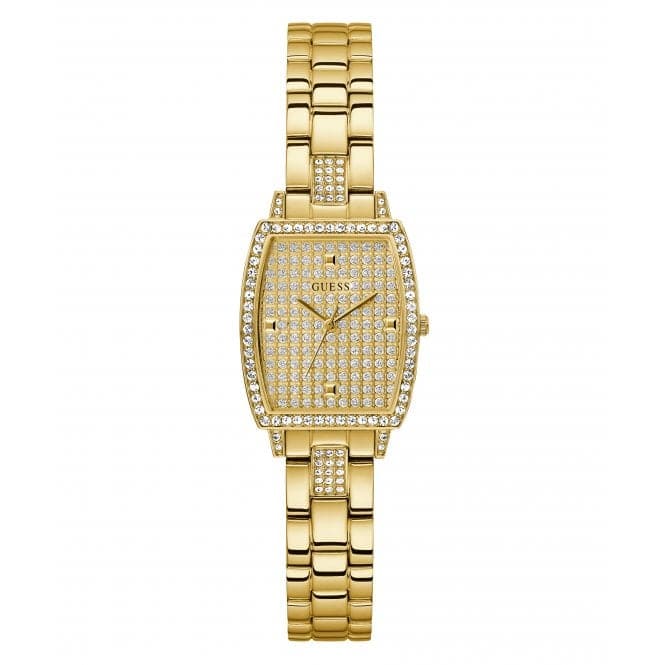 Guess Watches Ladies Brilliant Gold Tone Watch Gw0611l2