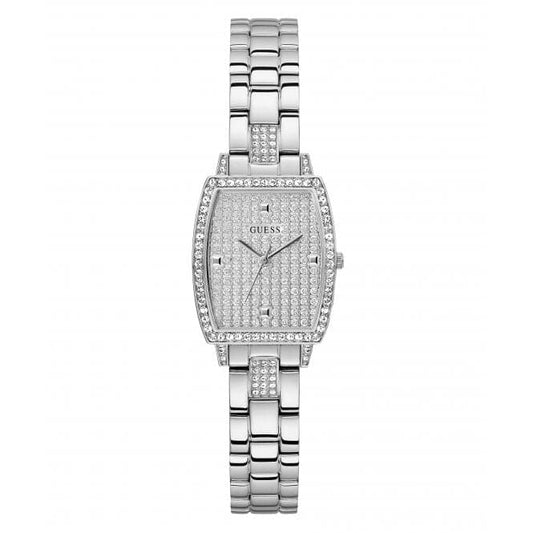 Guess Watches Ladies Brilliant Silver Tone Watch Gw0611l1