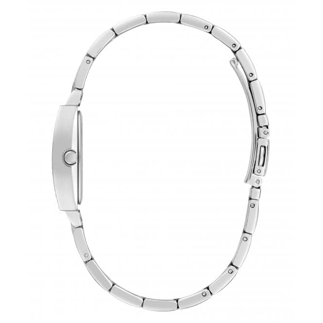 Guess Watches Ladies Brilliant Silver Tone Watch Gw0611l1