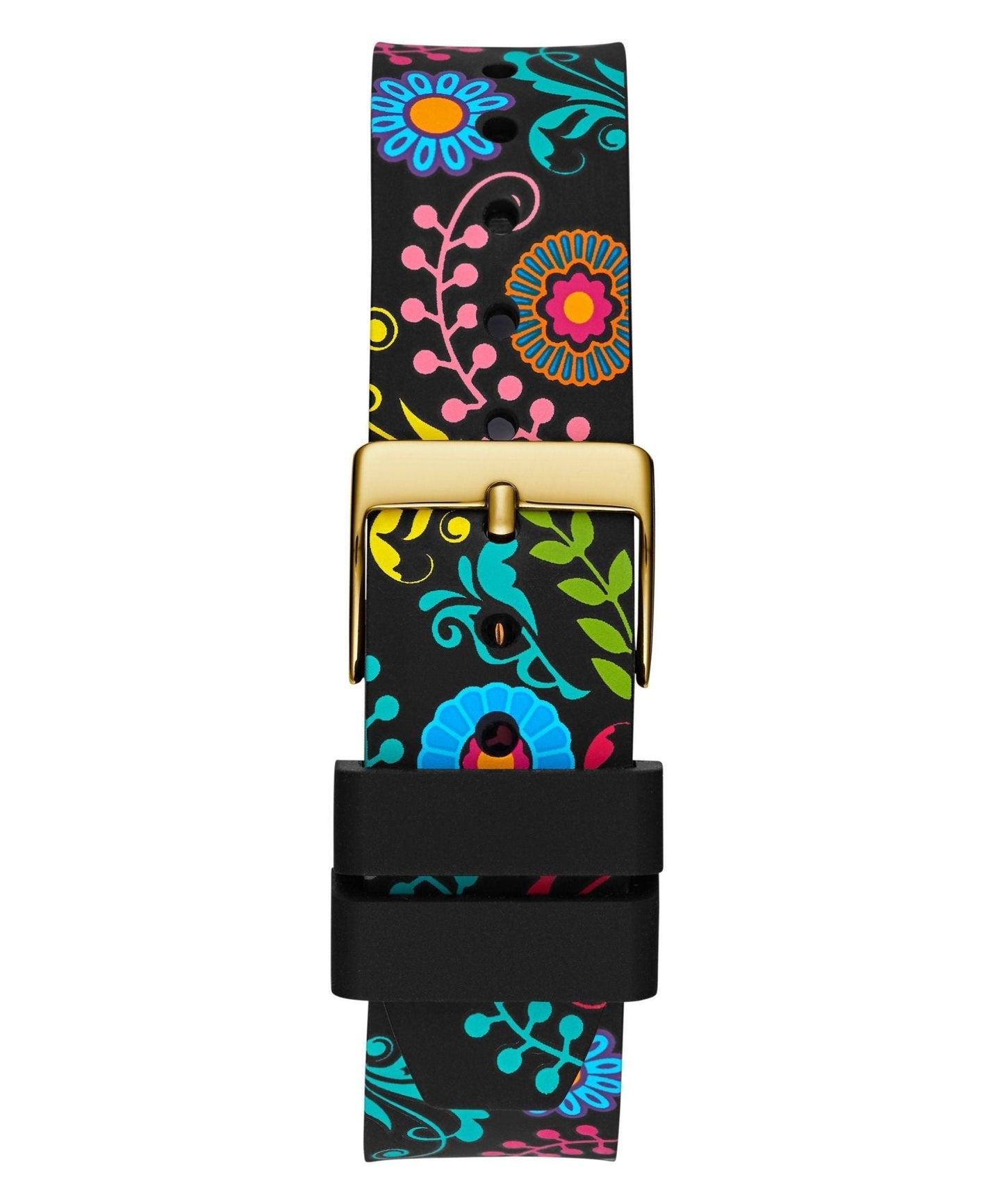 Ladies Calaverta Gold Tone Silicone Watch Gw0754l1