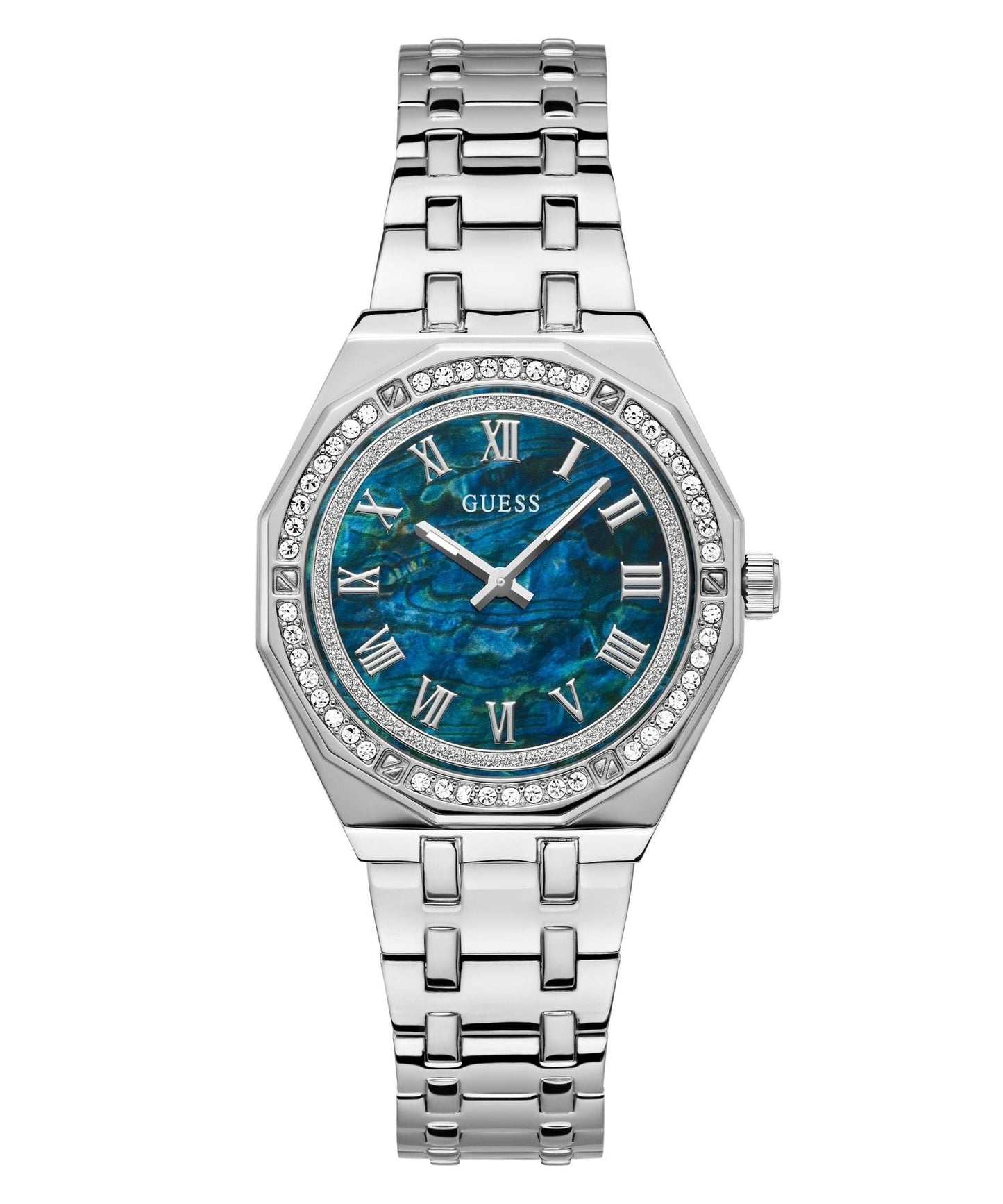 Ladies Desire Silver Tone Stainless Steel Watch Gw0770l1