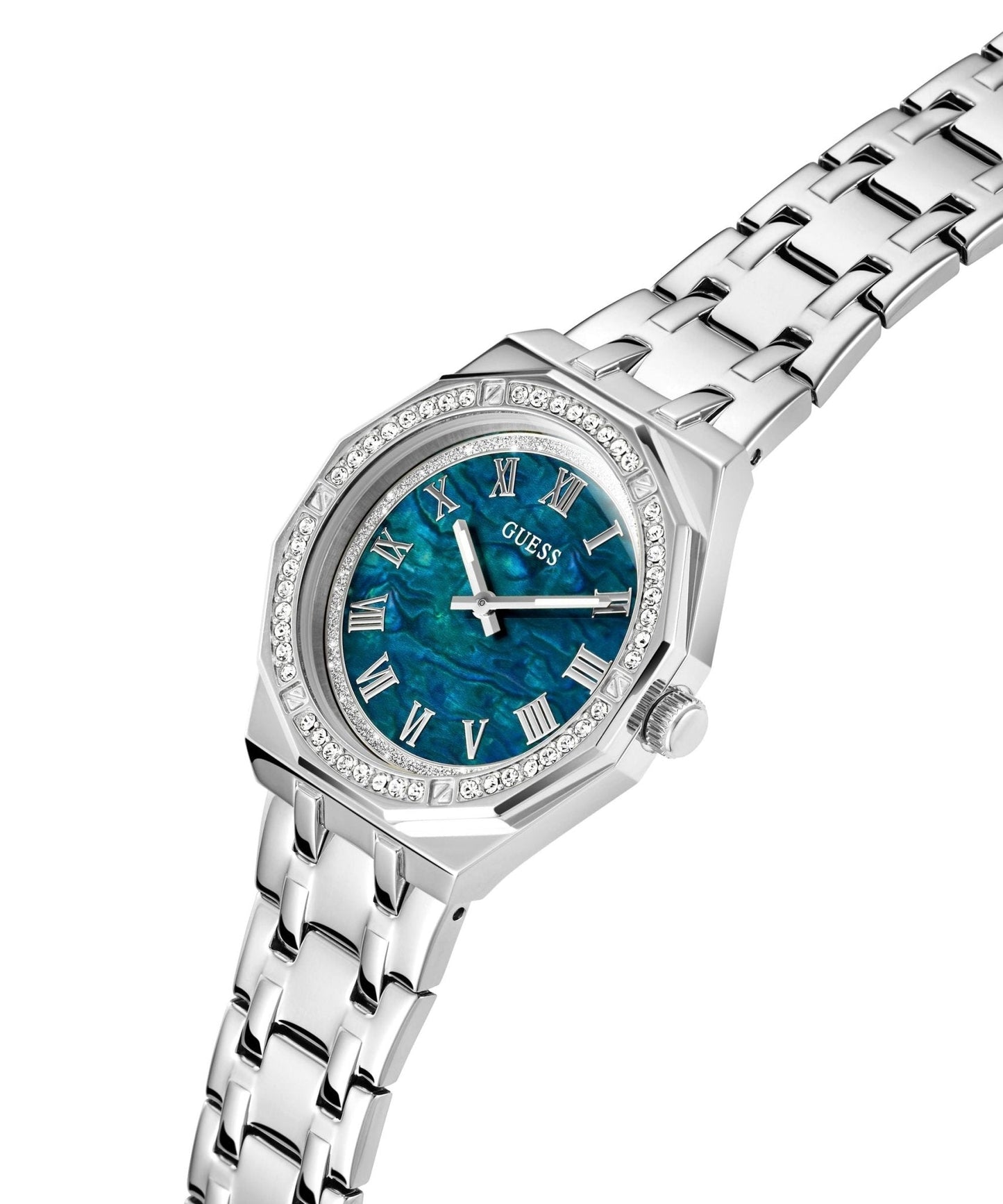 Ladies Desire Silver Tone Stainless Steel Watch Gw0770l1