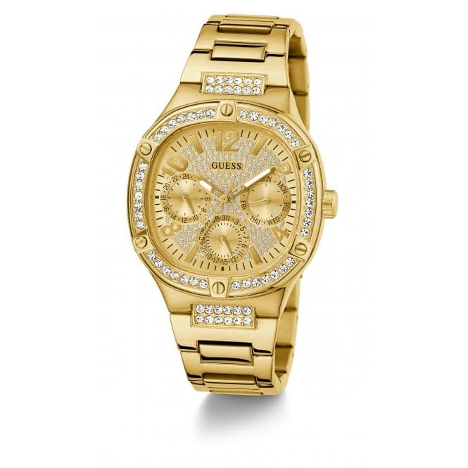 Guess Watches Ladies Duchess Stainless Steel Gold Watch Gw0558l2