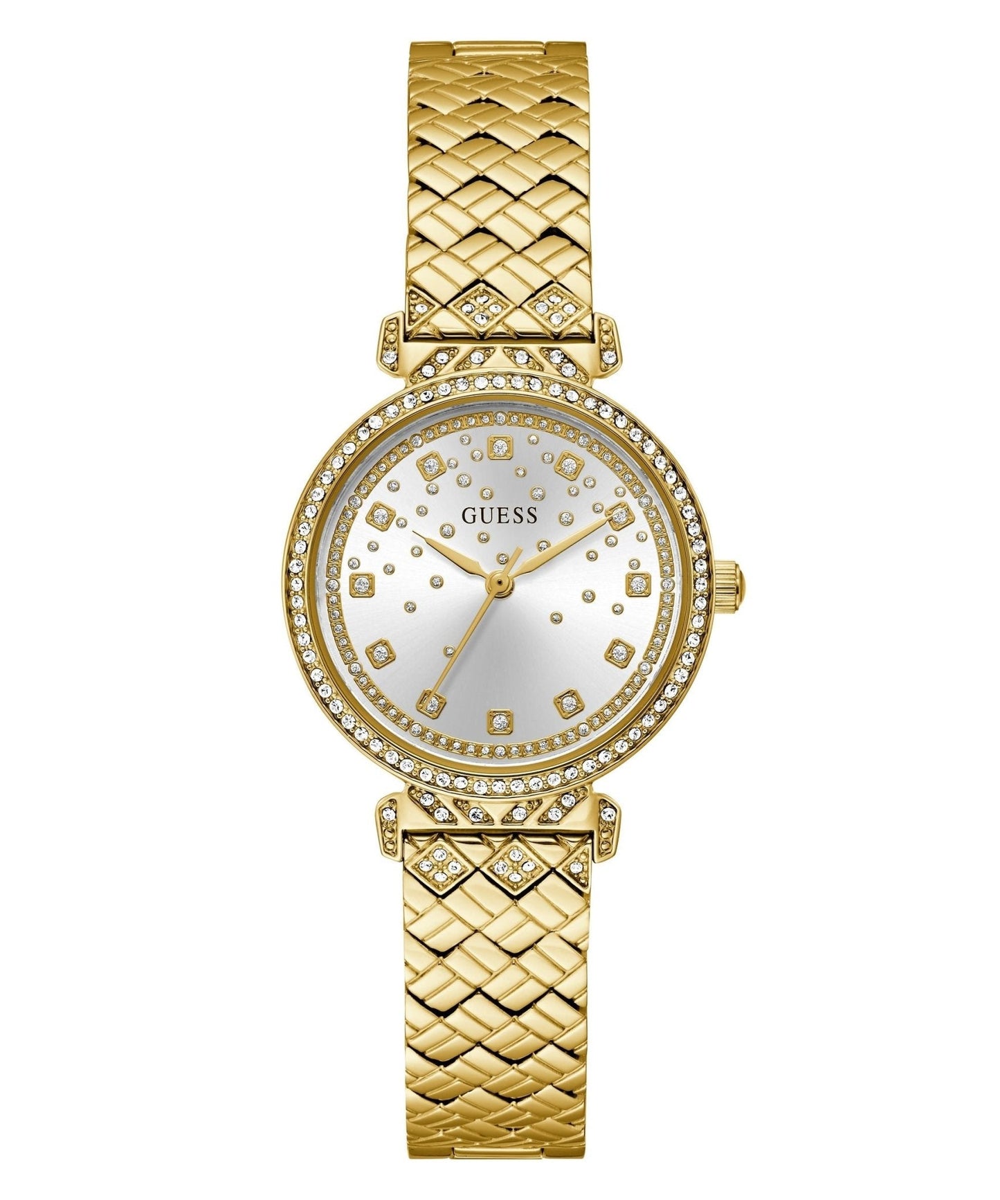 Ladies Enchantment Gold Tone Recycled Steel Watch Gw0763l2
