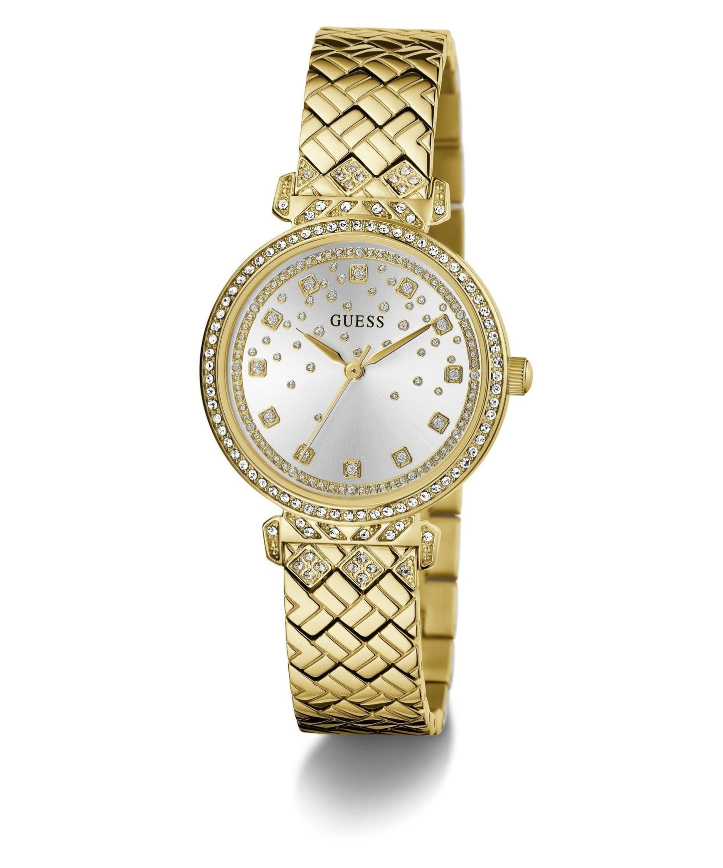 Ladies Enchantment Gold Tone Recycled Steel Watch Gw0763l2