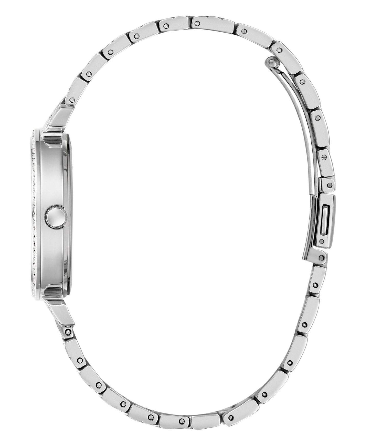 Ladies Enchantment Silver Tone Recycled Steel Watch Gw0763l1