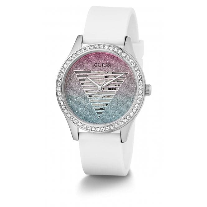 Guess Watches Ladies Lady Idol Stainless Steel Silver Watch Gw0530l5