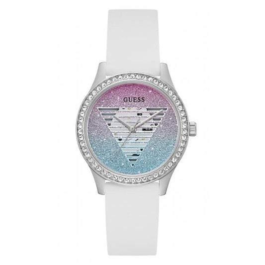 Guess Watches Ladies Lady Idol Stainless Steel Silver Watch Gw0530l5