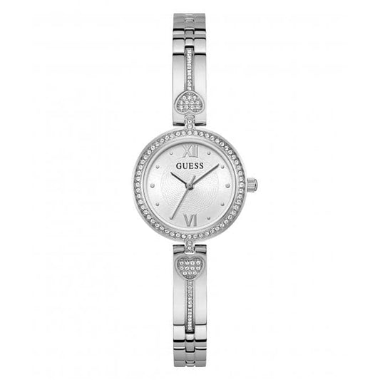 Ladies Lovey Silver Tone Watch Gw0655l1