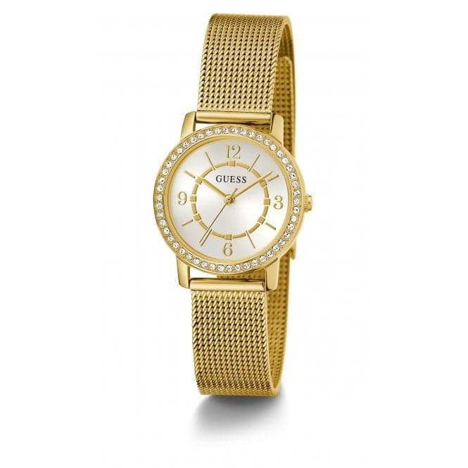 Guess Watches Ladies Melody Stainless Steel Gold Watch Gw0534l2