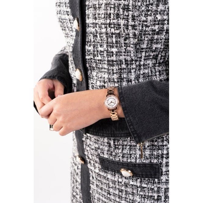 Guess Watches Ladies Melody Stainless Steel Rose Gold Watch Gw0468l3