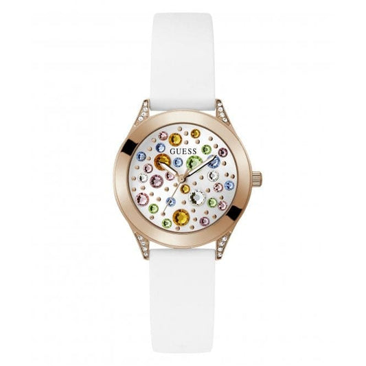 Ladies Mini Wonderlust White Watch Gw0678l4